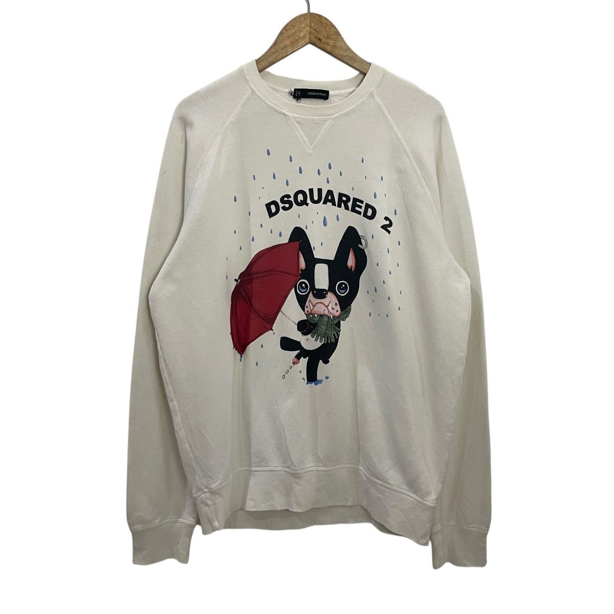 Dsquared2 Vintage Dsquared2 Big Logo Sweatshirt Size US L / EU 52-54 / 3 - 1 Thumbnail