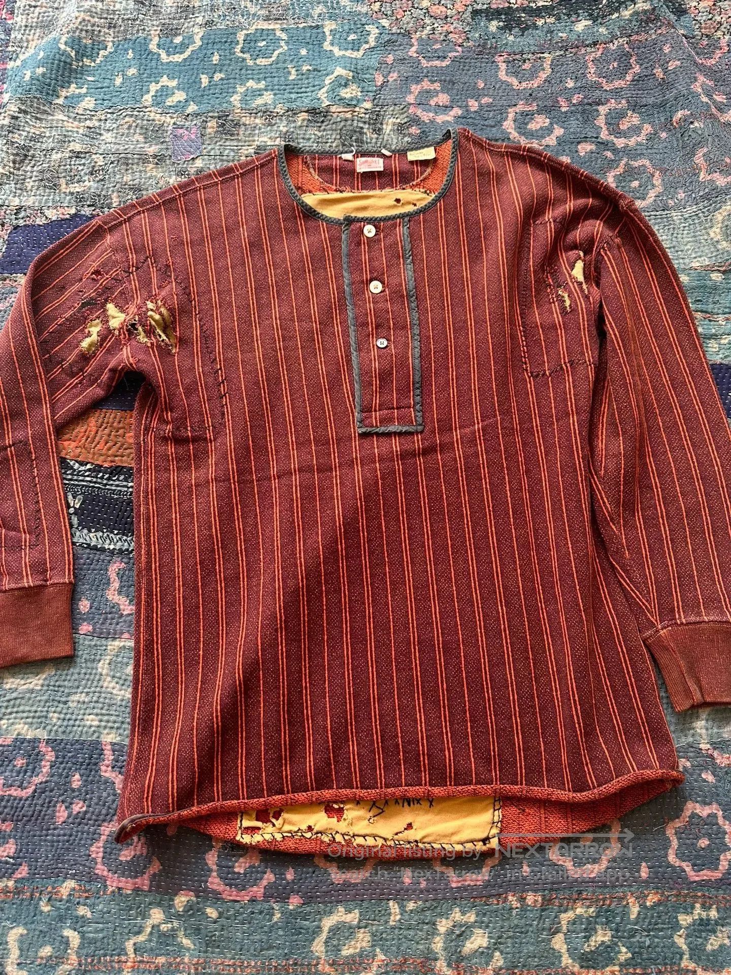 Levi's vintage levi's henley t. Size US M / EU 48-50 / 2 - 1 Thumbnail