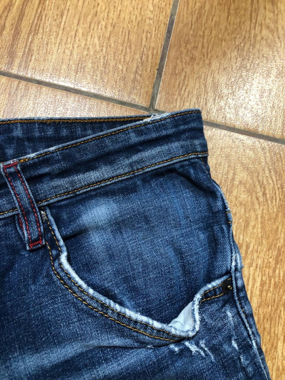 Dsquared2 Dsquared2 Tidy Biker Distressed Painted Skinny Jeans Size US 32 / EU 48 - 14 Thumbnail