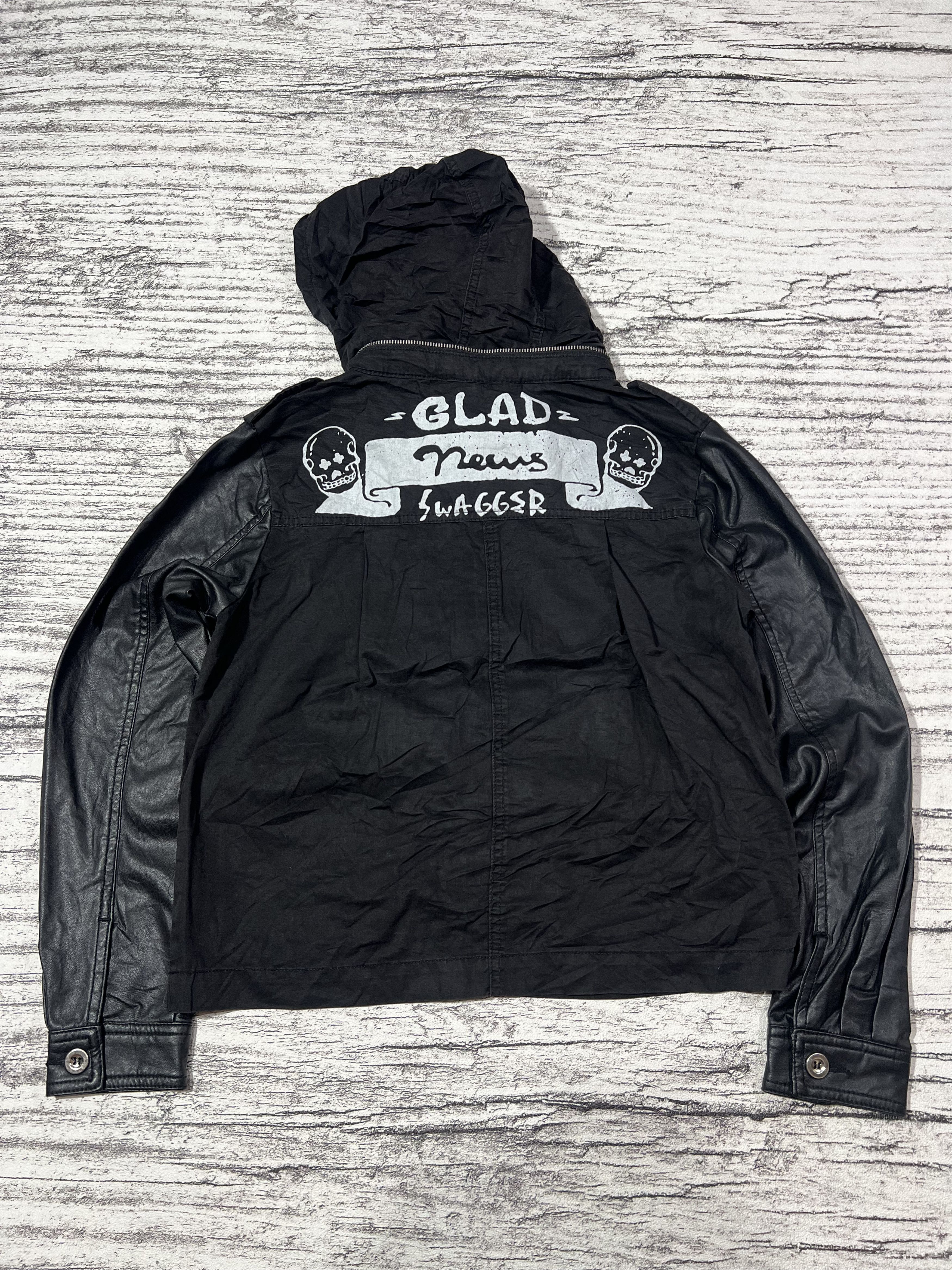 Japanese Brand 2000s Archival Y's Cdg Hybrid Skull Poem Bono y2k Lgb Ifsix Size US M / EU 48-50 / 2 - 2 Thumbnail