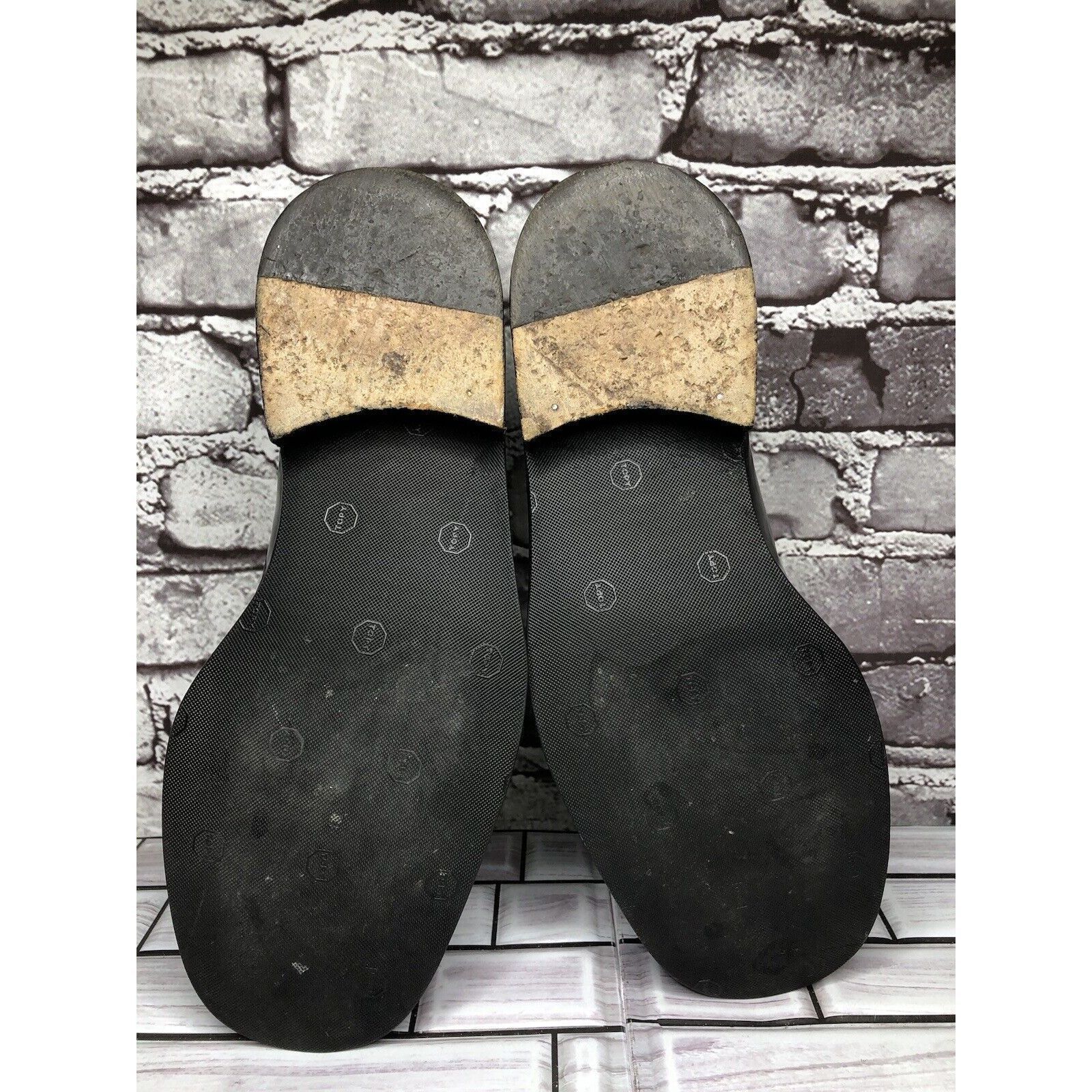 Other LAUDINO CACCIN Black Leather Cap Toe Oxfords Lace Dress Shoe Size US 9 / EU 42 - 6 Thumbnail