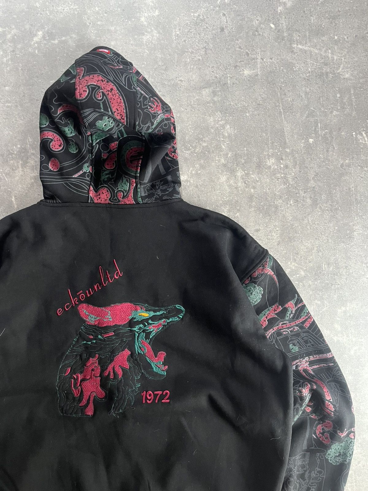 Ecko Unltd. Ecko Unltd. Multicolour AOP Tribal Printed Baggy Zip Hoodie Size US XL / EU 56 / 4 - 14 Thumbnail