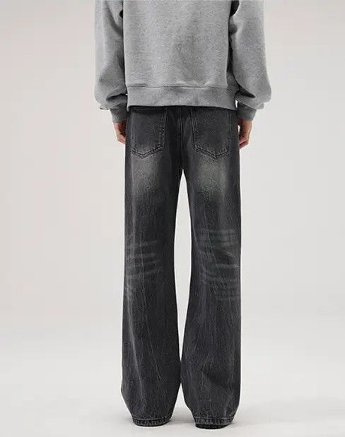Japanese Brand American retro lightning crack loose bootcut jeans Size US 32 / EU 48 - 5 Thumbnail