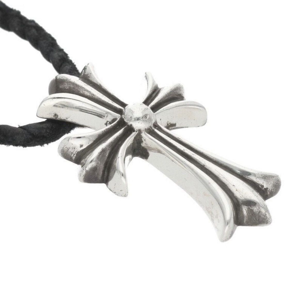 Chrome Hearts Chrome Hearts Ch Cross Leather Braid Necklace Size ONE SIZE - 5 Thumbnail
