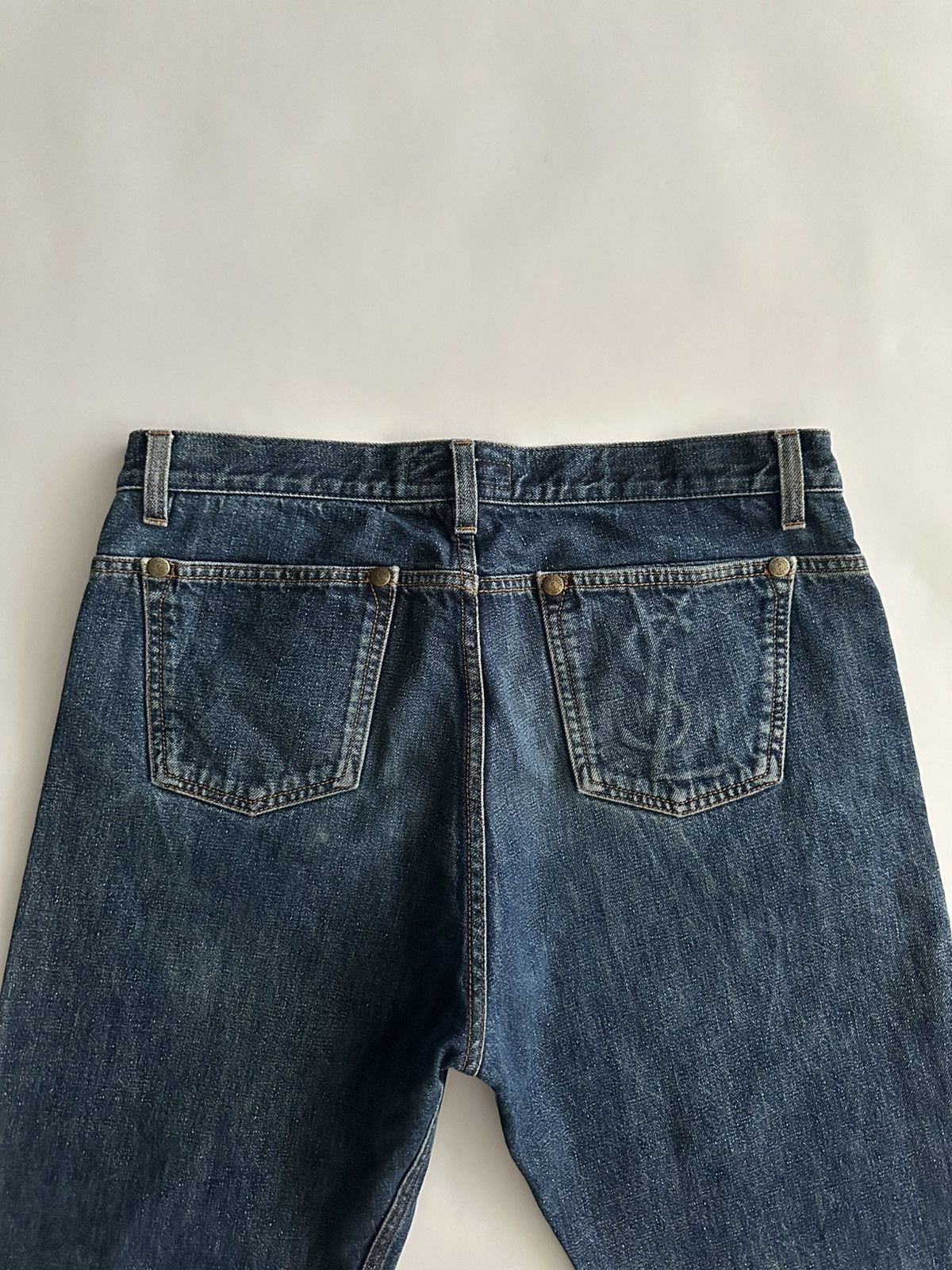 Yves Saint Laurent YSL by Stefano Pilati Denim Jeans Size US 32 / EU 48 - 7 Thumbnail