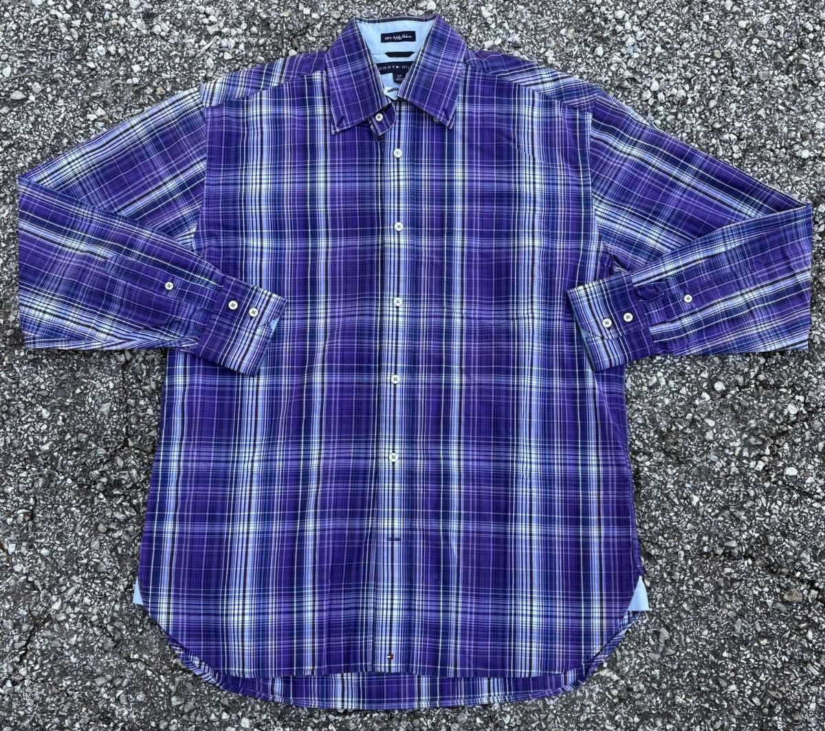 Other Tommy Hilfiger Men's Purple Button Up Long Sleeve Size US S / EU 44-46 / 1 - 1 Thumbnail