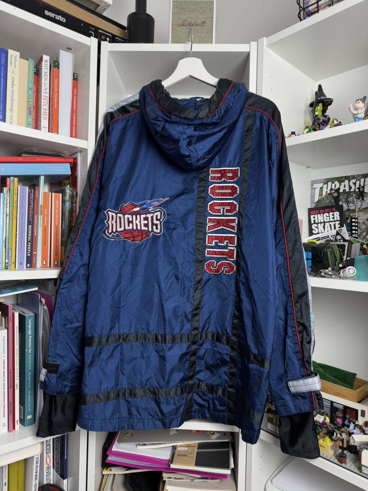 Champion × NBA × Vintage Vintage 90s NBA Huston Rockets champion 1/4 zip jacket L usa Size US L / EU 52-54 / 3 - 2 Thumbnail
