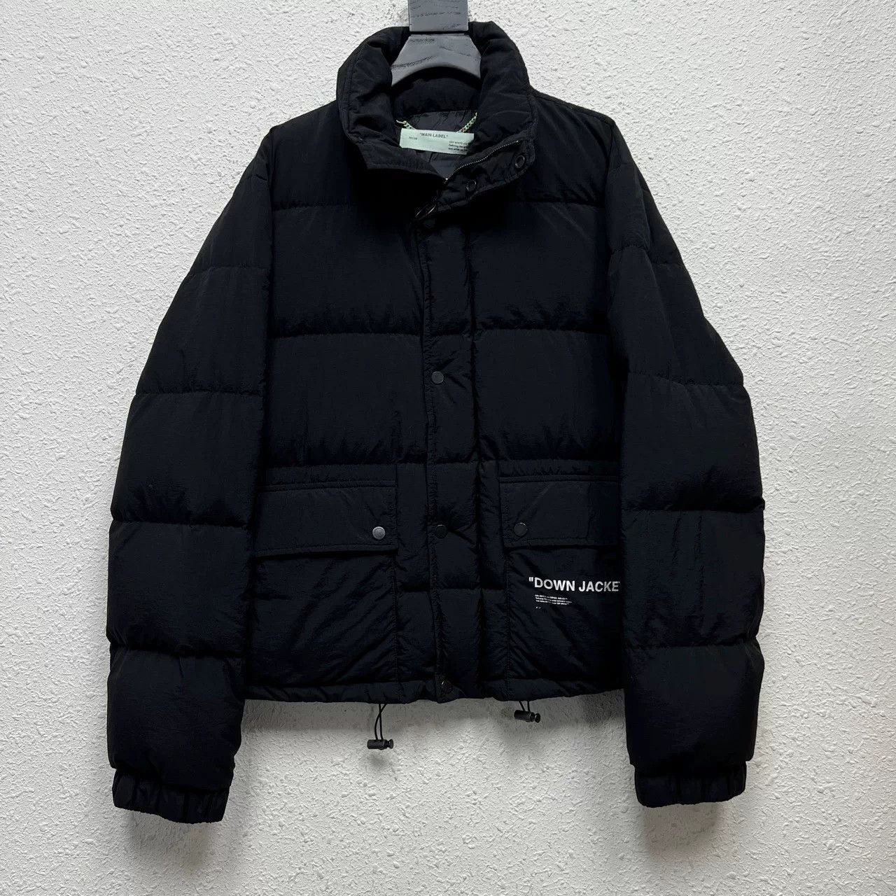Off-White OFF WHITE OW Slogan Puffer Jacket Size US L / EU 52-54 / 3 - 1 Thumbnail