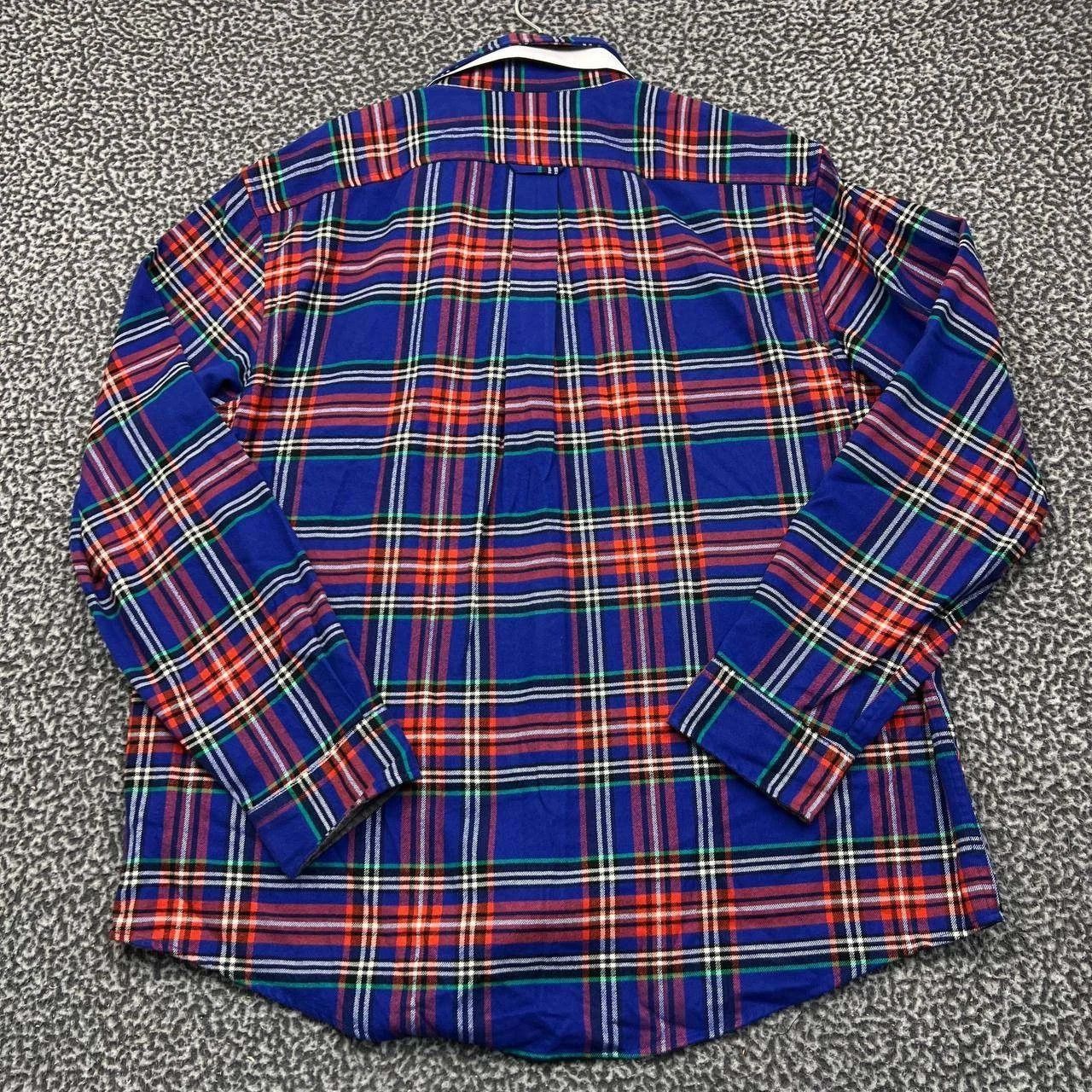 Lands' End Lands' End Button Down Shirt Men Flannel Plaid Cotton XL Size US XL / EU 56 / 4 - 2 Thumbnail