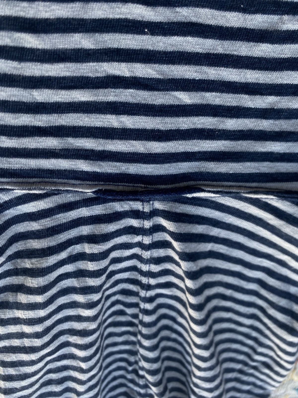 45rpm 45RPM Indigo Striped Hoodie Made in Japan Navy White Border Size US S / EU 44-46 / 1 - 15 Thumbnail