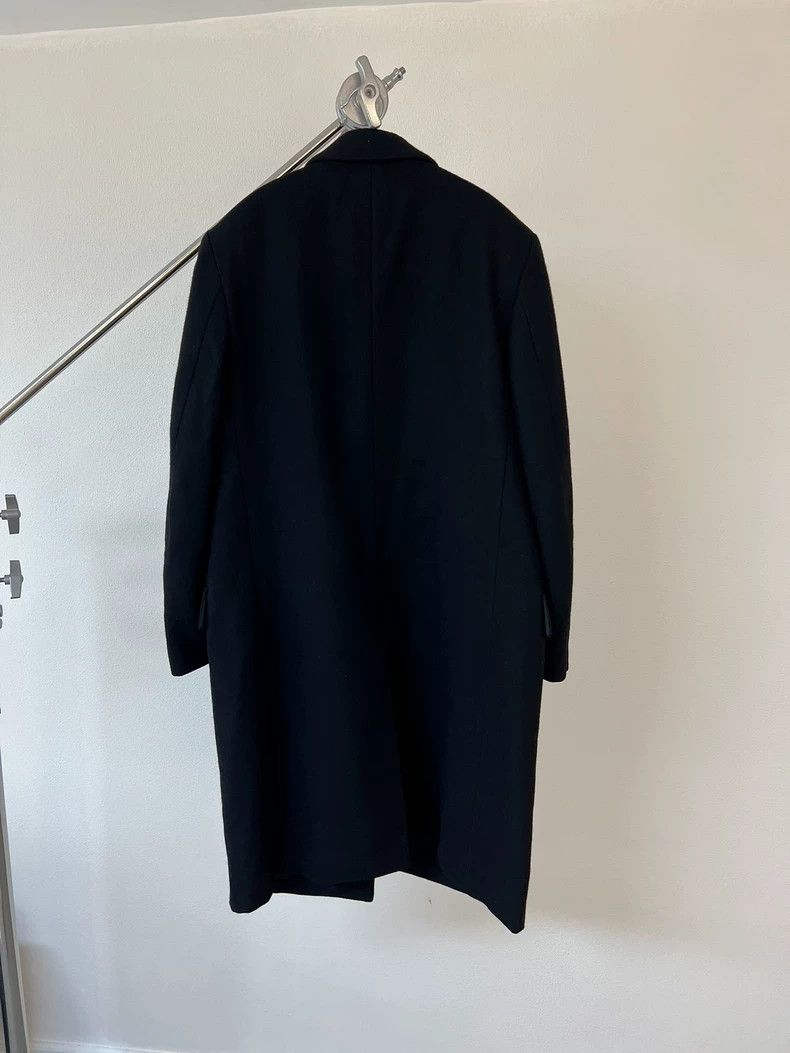 Comme Des Garcons Dark Breasted Nissan Wool Coat