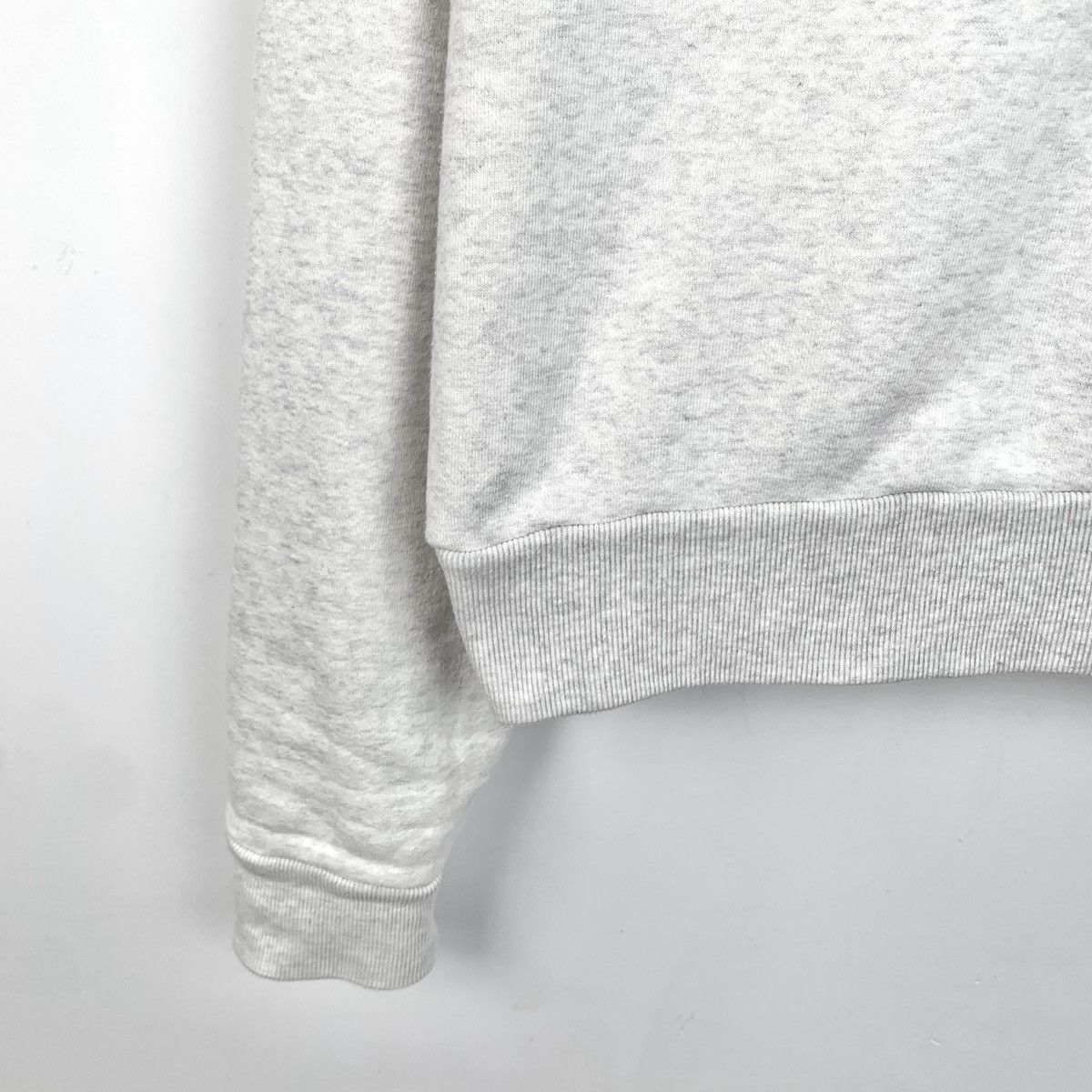 Celine Celine White Logo Printed Cotton Crew Neck Sweatshirt K26WX Size L / US 10 / IT 46 - 4 Thumbnail