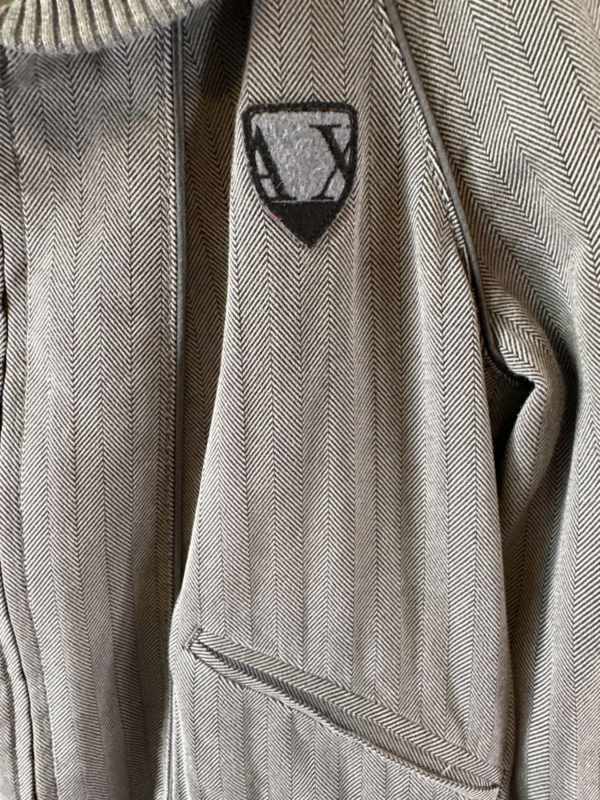 Armani Exchange A/X Armani Exchange Gray Spring Aviator Jacket Size S / US 4 / IT 40 - 4 Thumbnail
