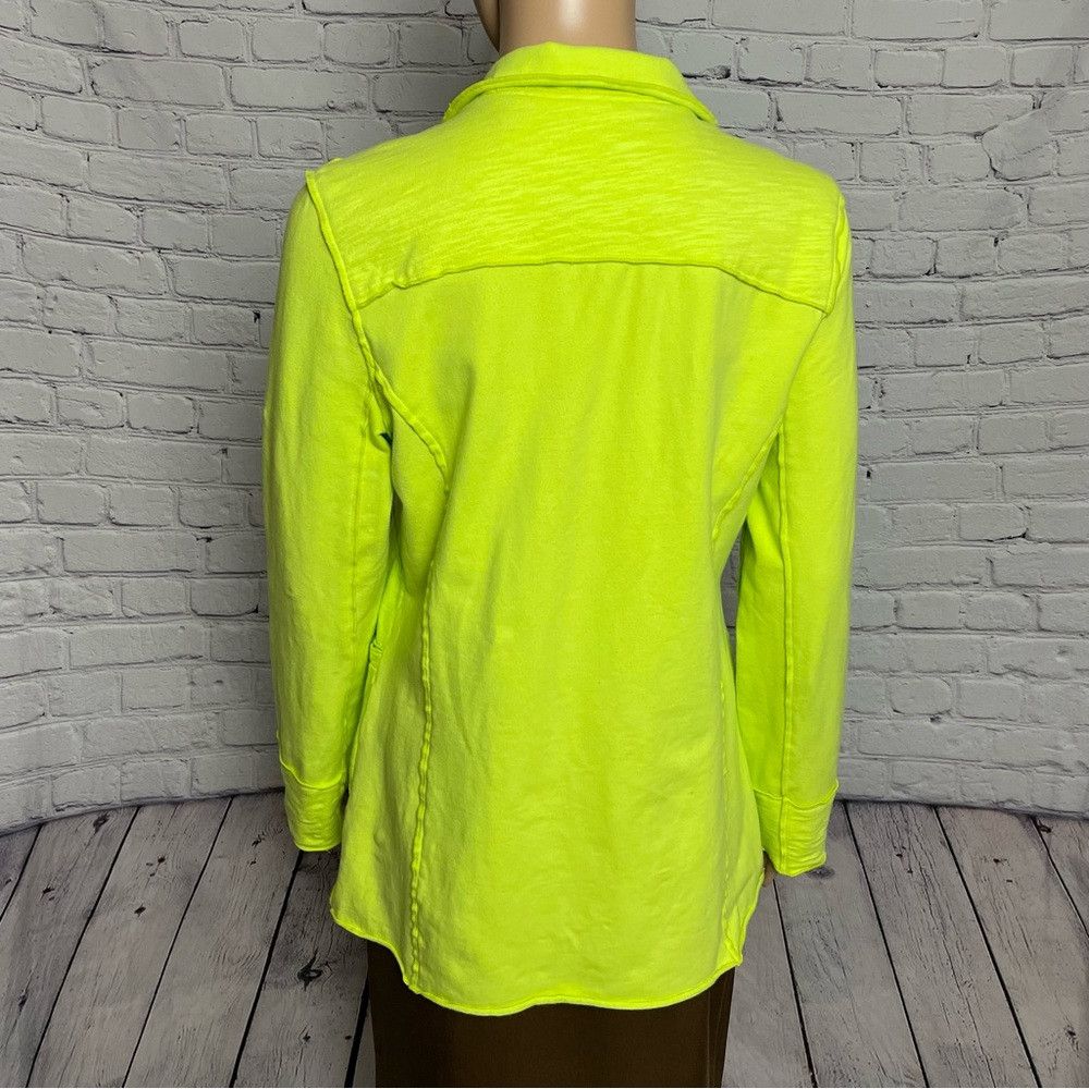 Other Neon Buddha Yellow Green Mix Buttons Cotton Jacket Size S Size S / US 4 / IT 40 - 3 Thumbnail