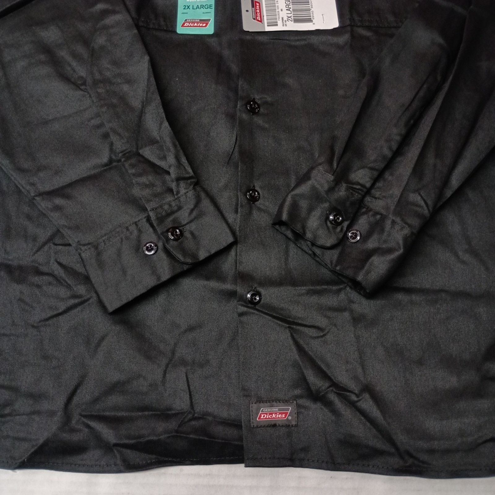 Dickies Dickies Essential Work Shirt Men Size 2XL Black Temp Control Size US XXL / EU 58 / 5 - 2 Thumbnail
