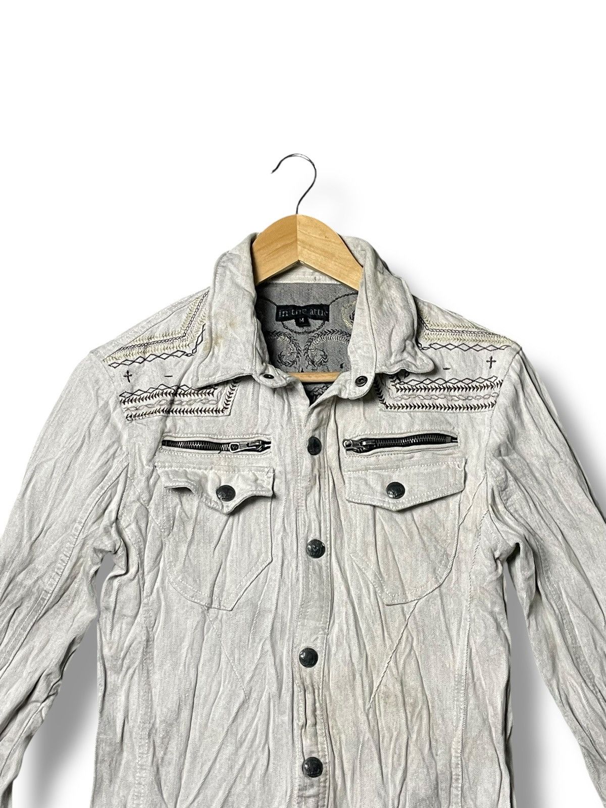 If Six Was Nine × In The Attic × Le Grande Bleu (L.G.B.) Vintage In The Attic Button Ups Jacket (44) Size US XXS / EU 40 - 2 Thumbnail