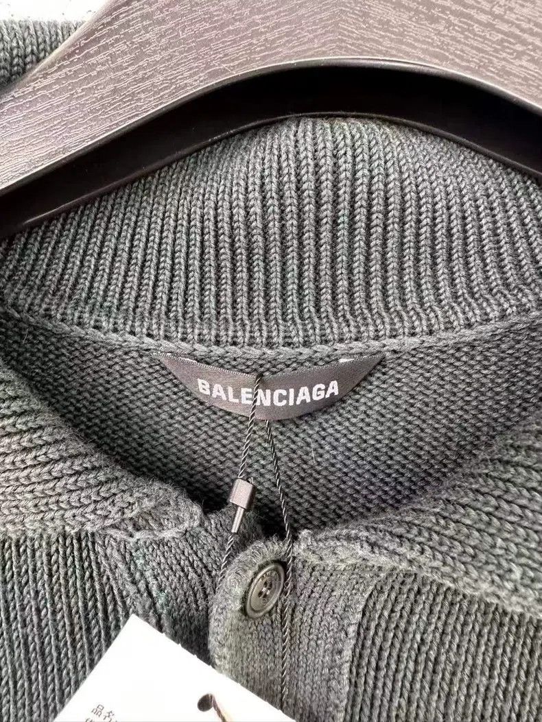 Balenciaga Balenciaga Twisted Crown Wheat Ear Sweater Size US XS / EU 42 / 0 - 2 Thumbnail