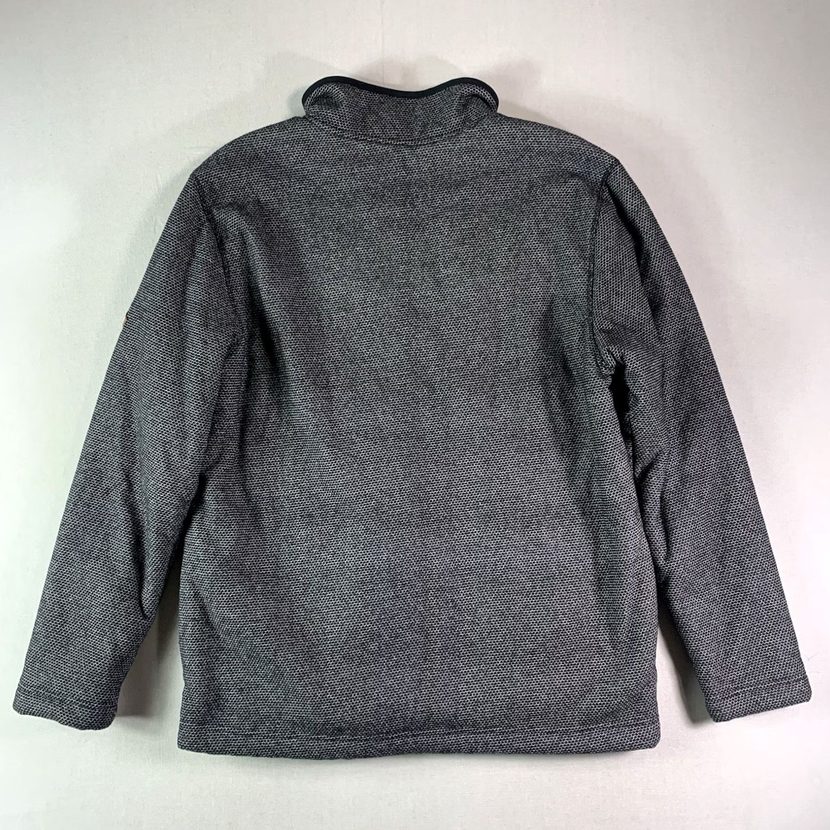 Orvis Orvis Mens Medium Gray Pullover Sweater 1/4 Zip Sherpa Lined Long Sleeve Size US M / EU 48-50 / 2 - 5 Thumbnail