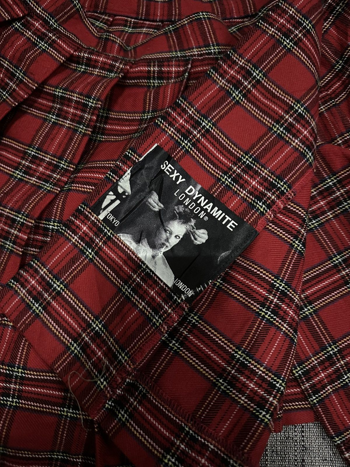 Seditionaries RARE‼️Vintage SEXY DYNAMITE Tartan Plaid Punk Goth Mini Skirt Size 28" / US 6 / IT 42 - 3 Thumbnail