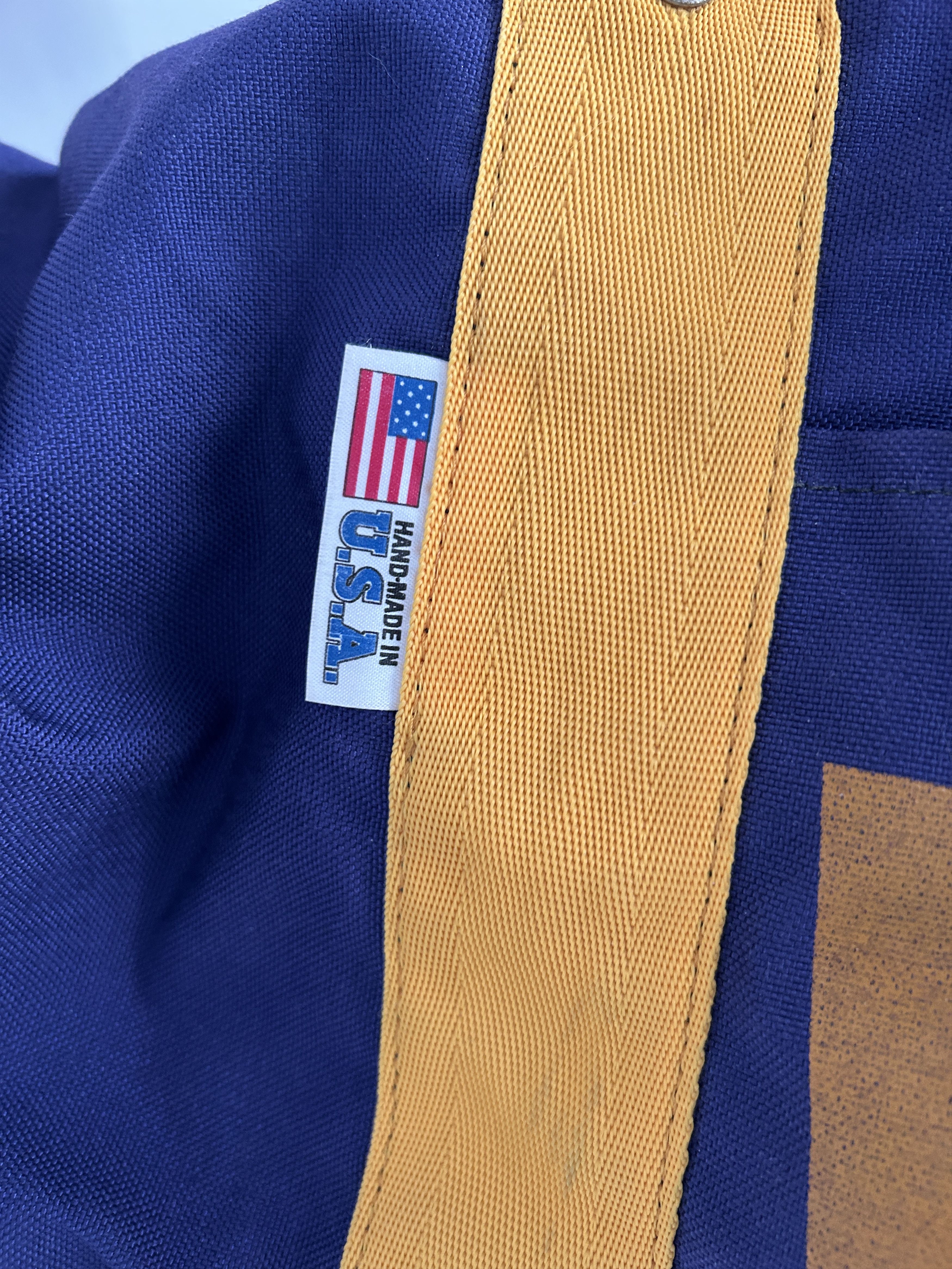 Vans Vans Duffle Bag 1990 Purple and Yellow Rare Colourway Size ONE SIZE - 6 Thumbnail