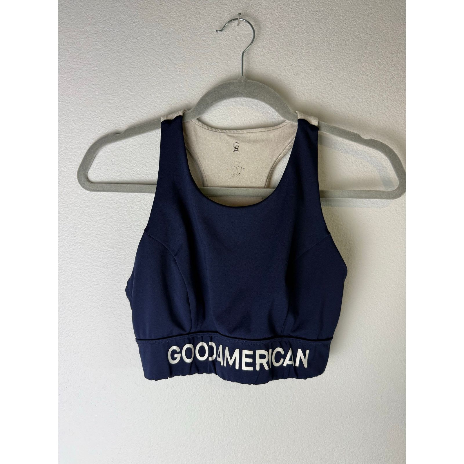 Good American Good American Sports Bra, Navy Blue, Sz M Size M / US 6-8 / IT 42-44 - 1 Thumbnail