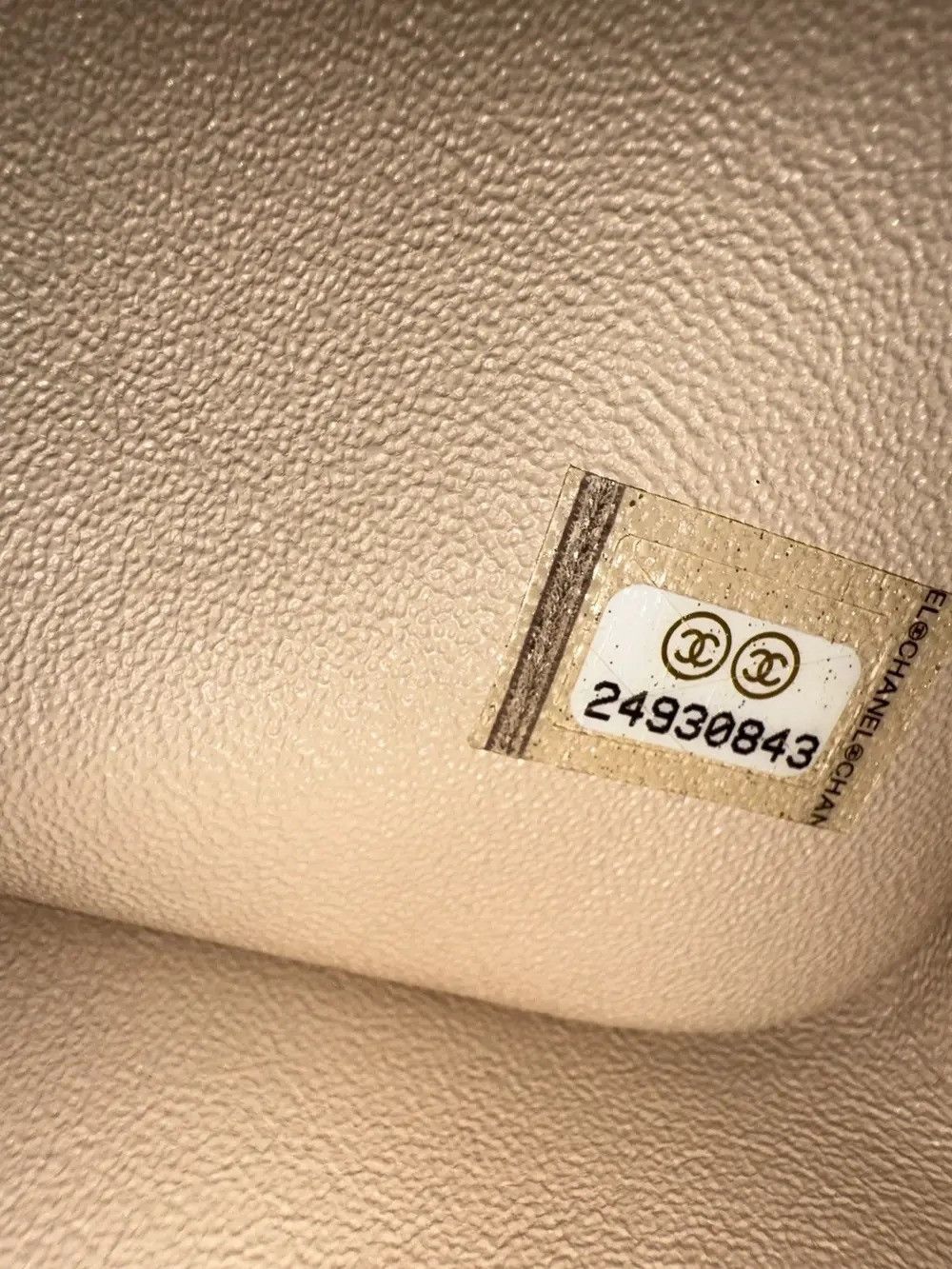 Chanel Chanel Quilted Beige Caviar Leather Jumbo Double Flapbag Size ONE SIZE - 7 Thumbnail
