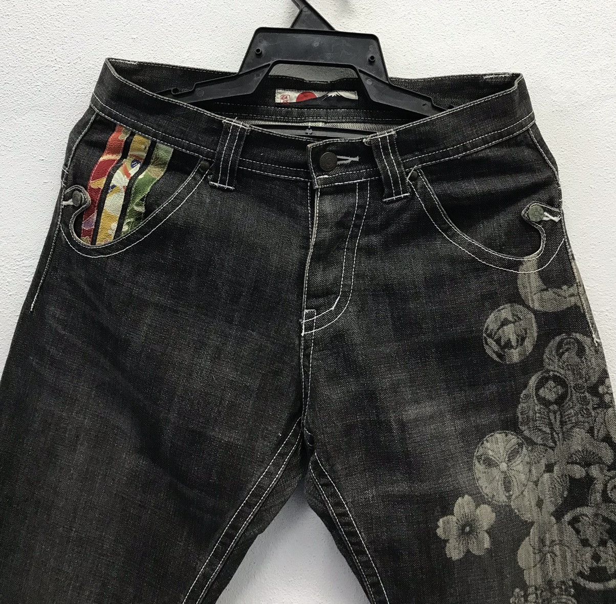 Japanese Brand Vintage Gemstone Denim Pants Size US 30 / EU 46 - 3 Thumbnail