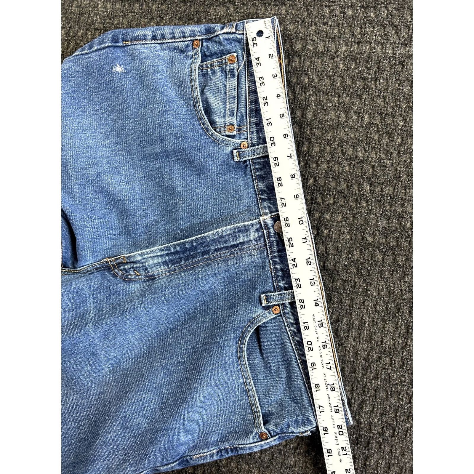 Levi's Levi’s 550 Jeans Relaxed Fit Men’s 40 x 30 Light Wash Blue Denim Jeans Logo 5-Pocket Blue Mens Regular Size US 40 / EU 56 - 5 Thumbnail