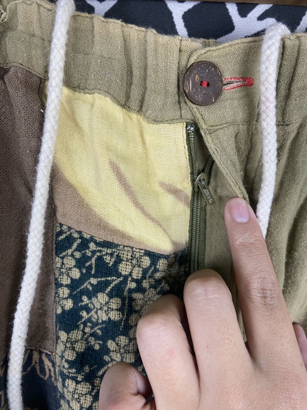 Vintage Furstep Patchwork Trousers/pants Size US 33 - 8 Thumbnail