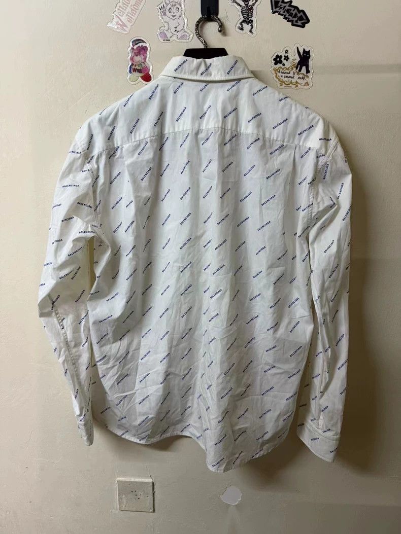 Balenciaga Balenciaga size 38 Barrage Logo Shirt Size S / US 4 / IT 40 - 2 Thumbnail