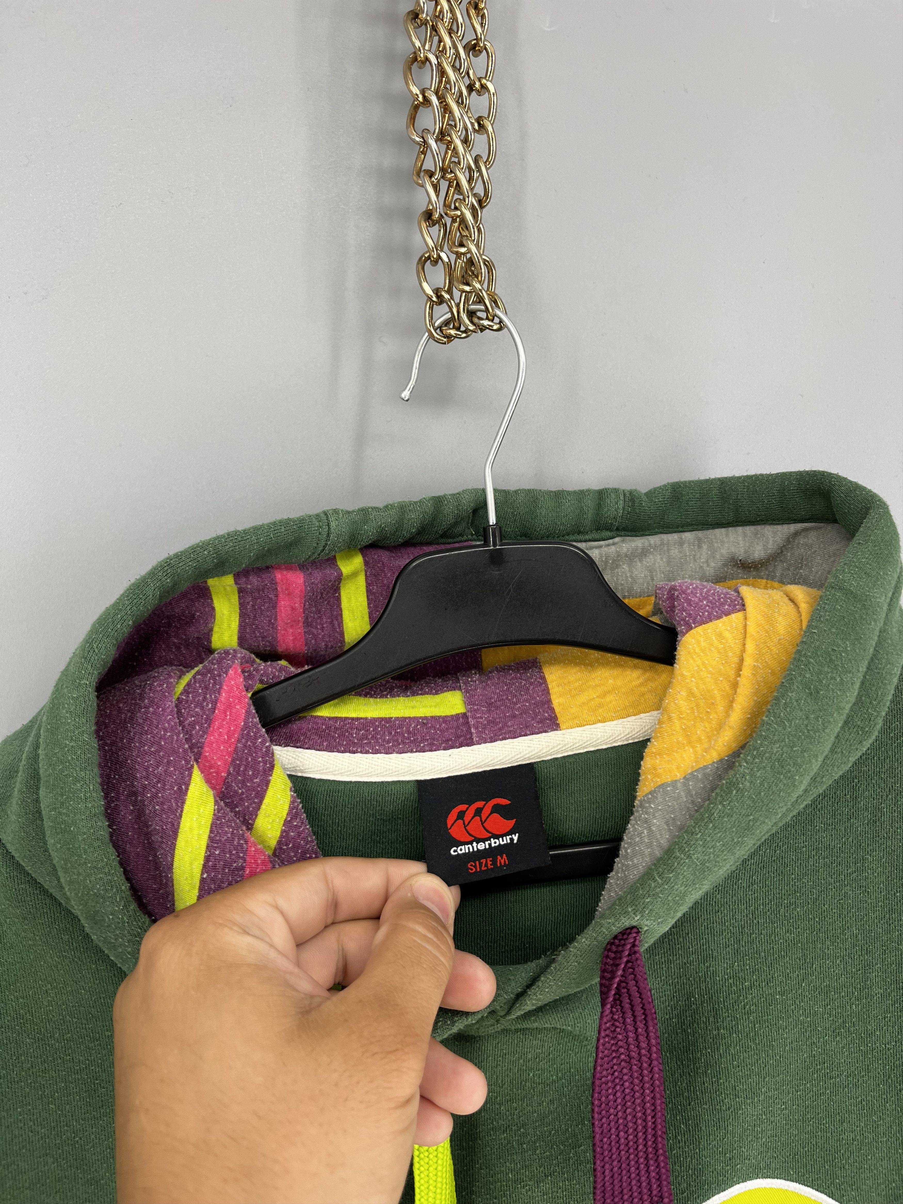 Other Vintage Canterbury Of New Zealand Rugby Green Hoodie M Size US M / EU 48-50 / 2 - 9 Thumbnail