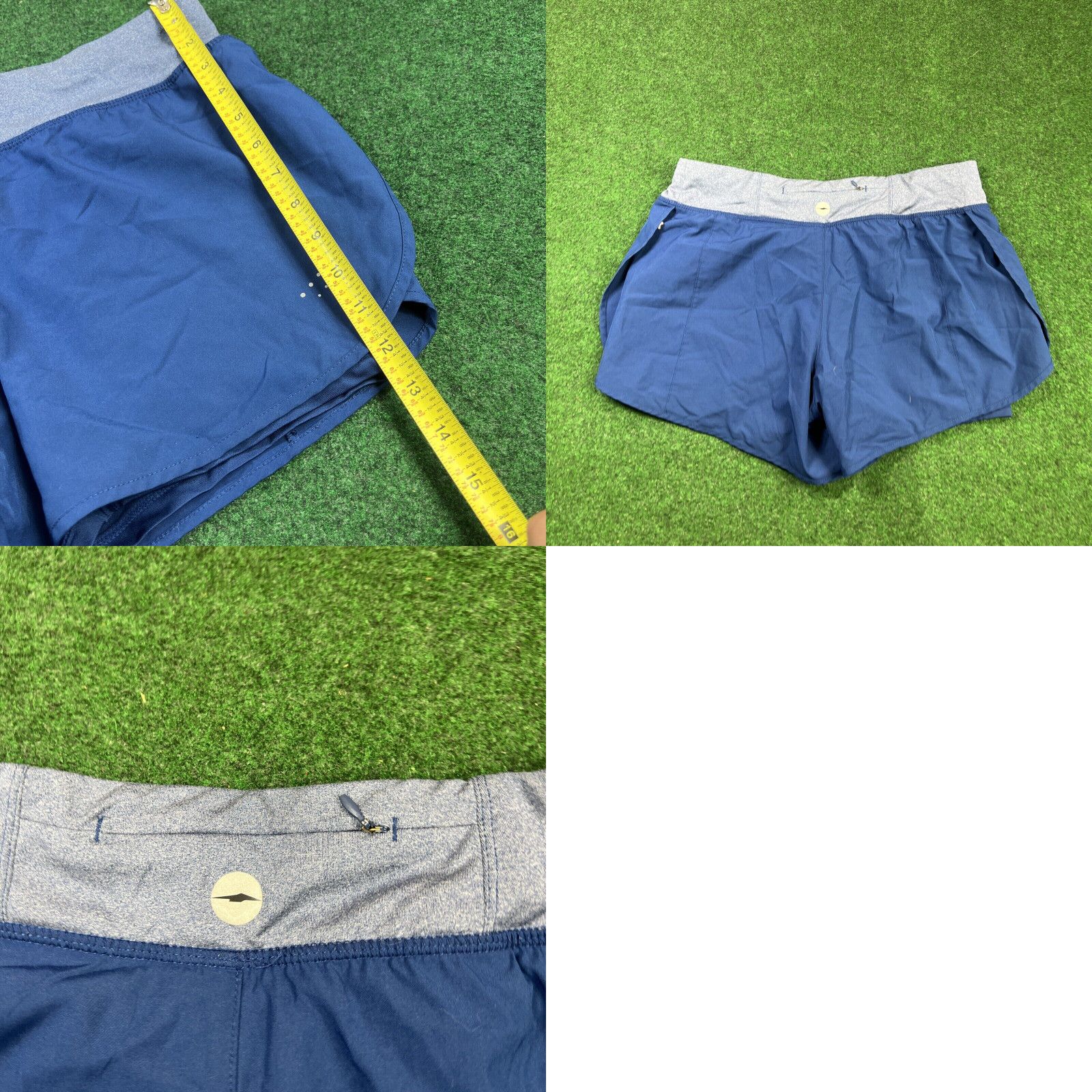 Avia Avia Women’s Navy Running Shorts with Bike Liner Size M (8-10) Size 32" / US 10 / IT 46 - 8 Thumbnail