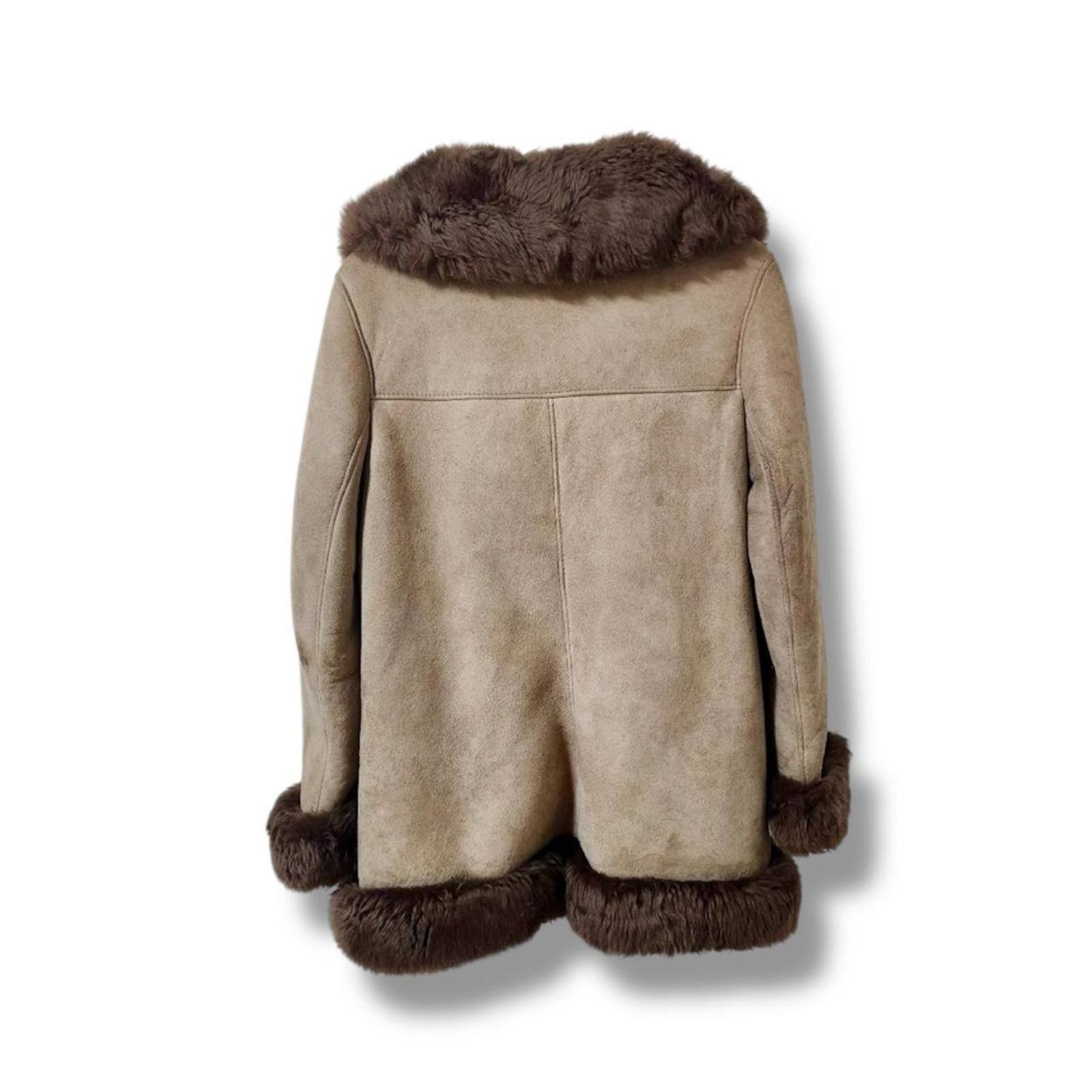 Other Real fur and leather / suede vintage penny lane jacket coat Size XS / US 0-2 / IT 36-38 - 2 Thumbnail