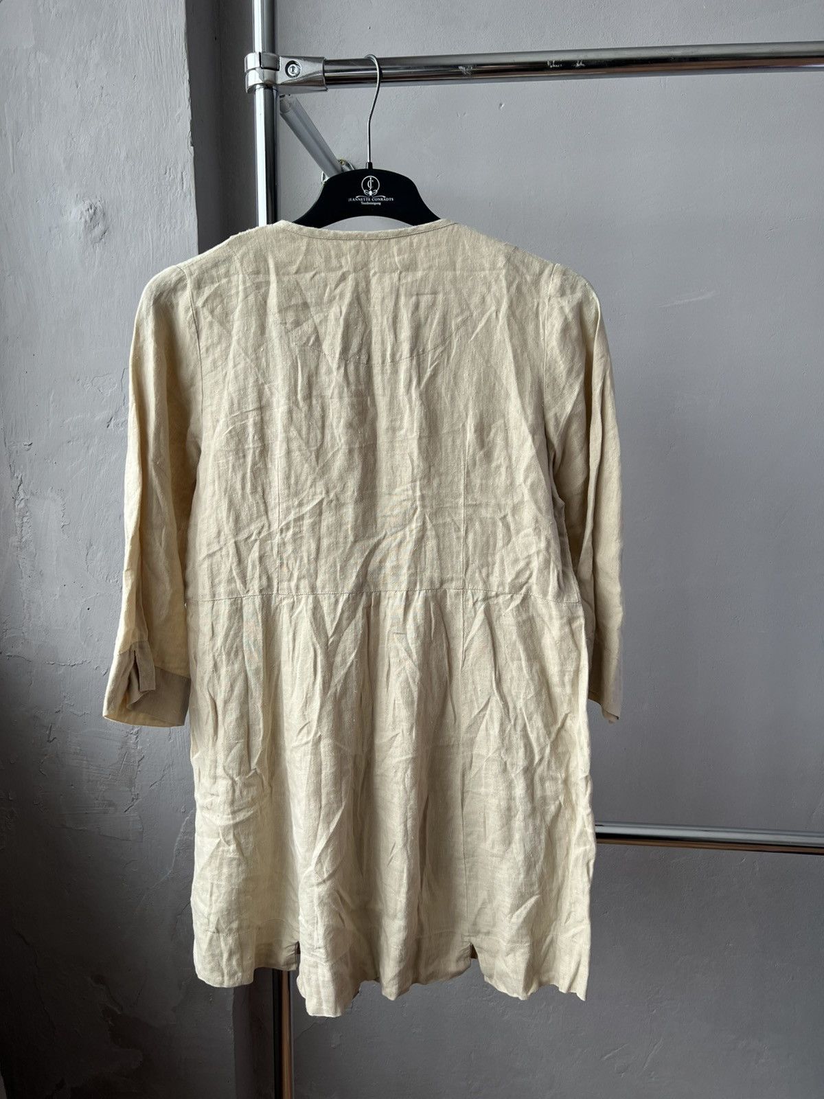 Gudrun Sjoden GUDRUN SJODEN ORGANIC LINEN DIRDNL STYLE TUNIC DRESS SIZE S Size S / US 4 / IT 40 - 16 Thumbnail