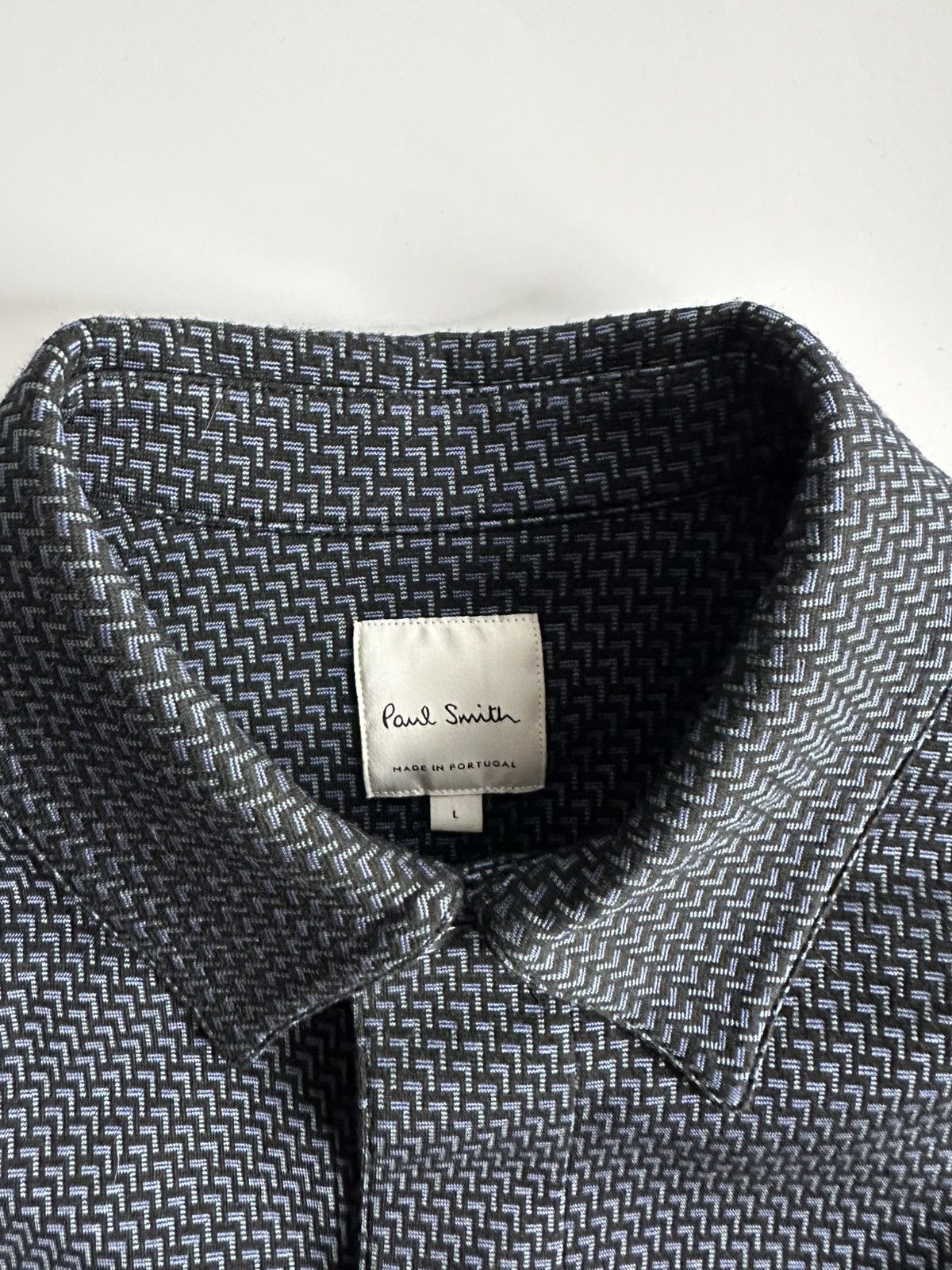 Paul Smith Paul Smith Viscose Jacquard overshirt shirt jacket Size US L / EU 52-54 / 3 - 6 Thumbnail