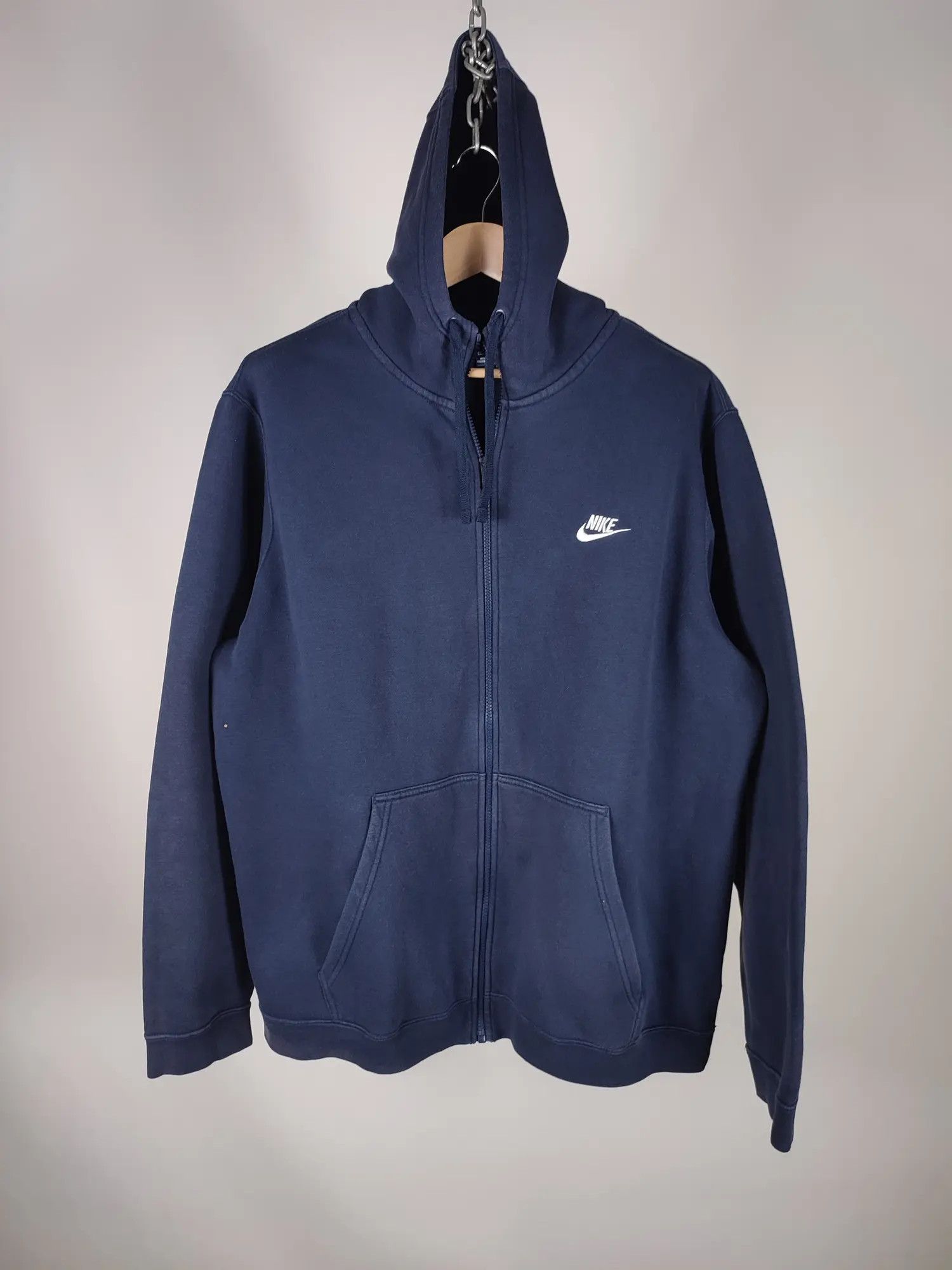 Nike Nike Navy Blue Faded Hoodie Size US XXL / EU 58 / 5 - 1 Thumbnail
