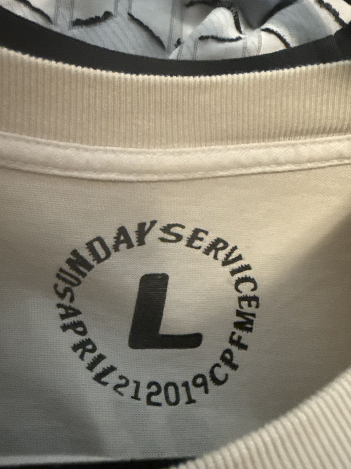 Cactus Plant Flea Market × Kanye West Sunday Service CPFM Holy Spirit Long Sleeve Size US L / EU 52-54 / 3 - 3 Thumbnail