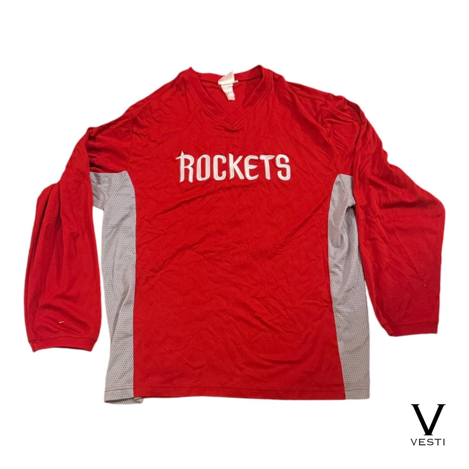 & Other Stories Houston Rockets Yao #6 Jersey Mens Red Basketball Sport Mesh Size US M / EU 48-50 / 2 - 1 Thumbnail