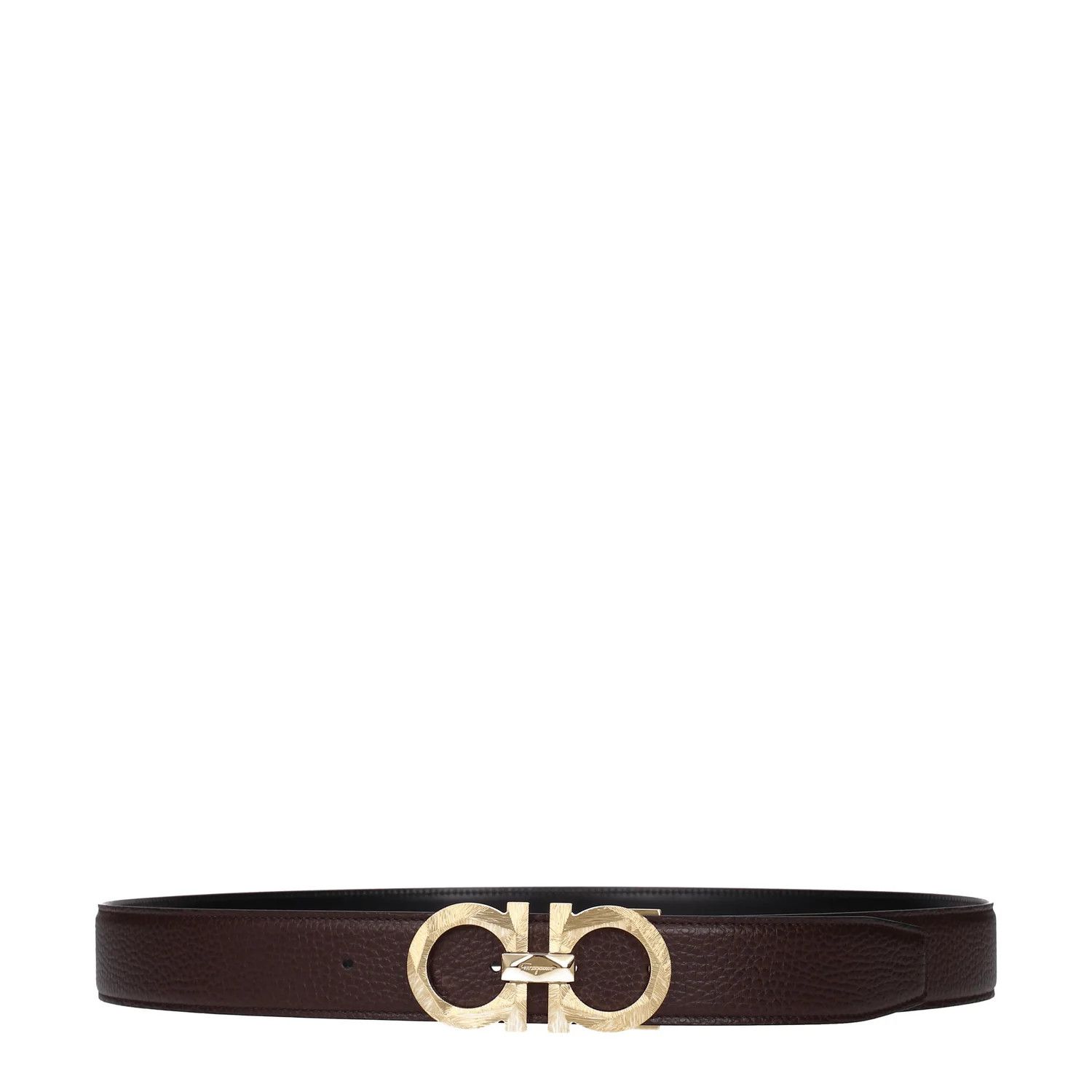 Salvatore Ferragamo ob1o1e1224 Size 105 Leather Belt in Brown Black Grailed