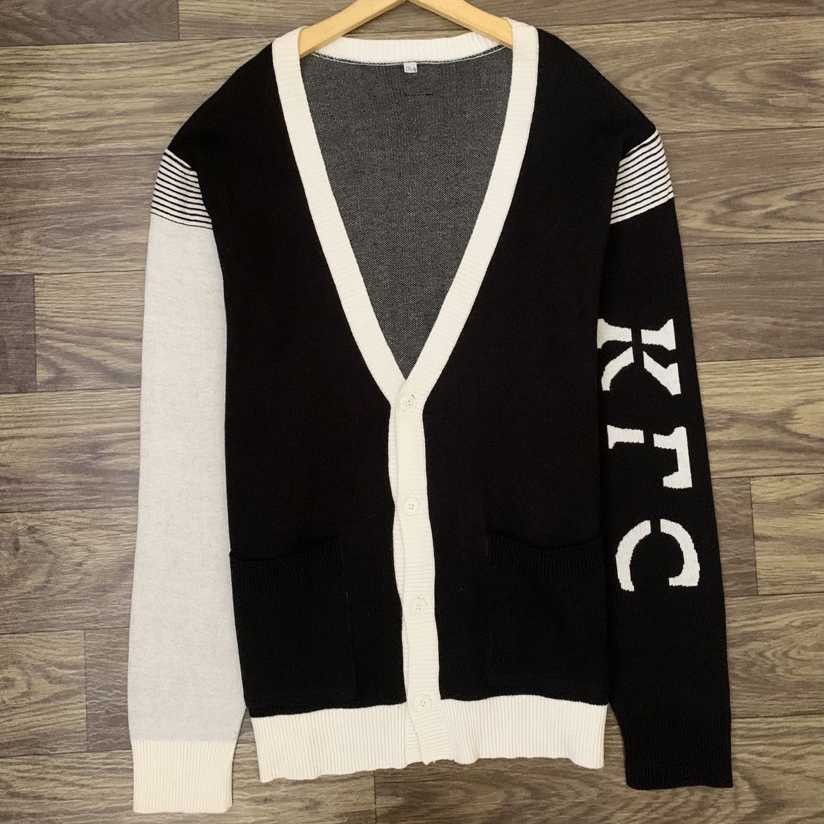 Karl Lagerfeld Knitwear KARL LAGERFELD x KFC Cardigan Vintage Size US XXL / EU 58 / 5 - 2 Thumbnail