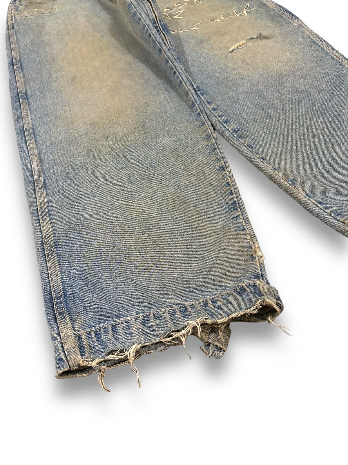 Southpole Vintage Assassyn Jeanz Mud Wash Utility Baggy Grunge Jeans Size US 34 / EU 50 - 12 Thumbnail