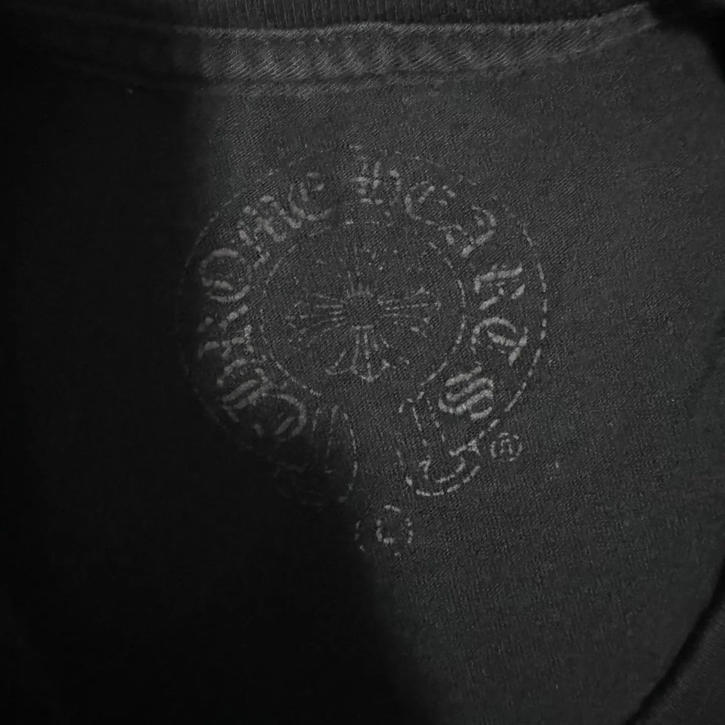 Chrome Hearts Chrome Hearts Black LS T-Shirt Yellow Sword & Letter Print L Size US L / EU 52-54 / 3 - 3 Thumbnail