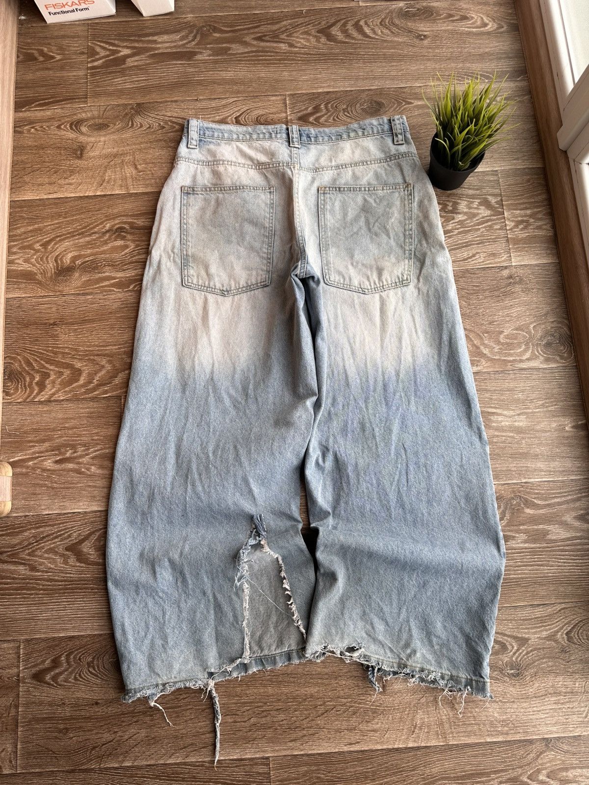 Jaded London 🔥 Opium Smokey Baggy Jeans Distressed Work Pants Denim Y2K Size US 30 / EU 46 - 1 Thumbnail