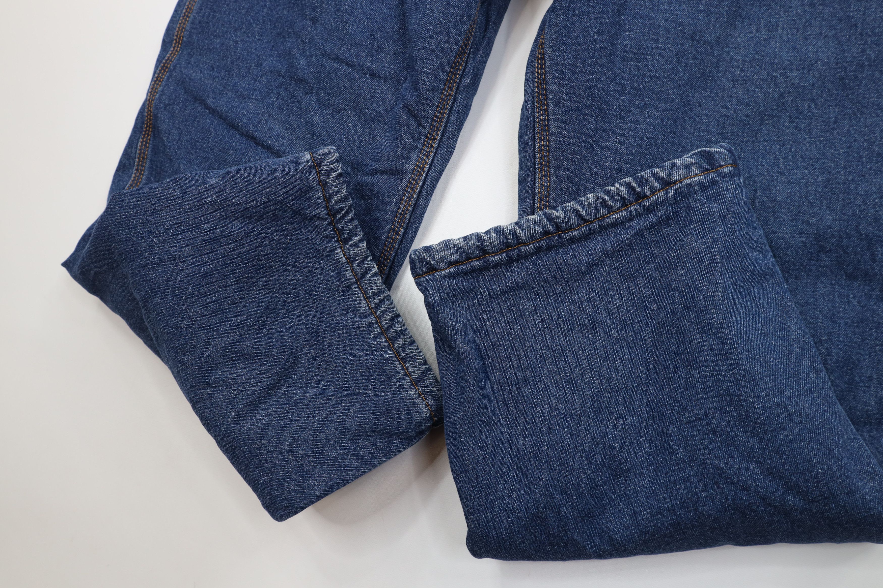 Vintage Vintage Y2K Streetwear Lined Wide Leg Dungaree Denim Jeans Size US 36 / EU 52 - 7 Thumbnail
