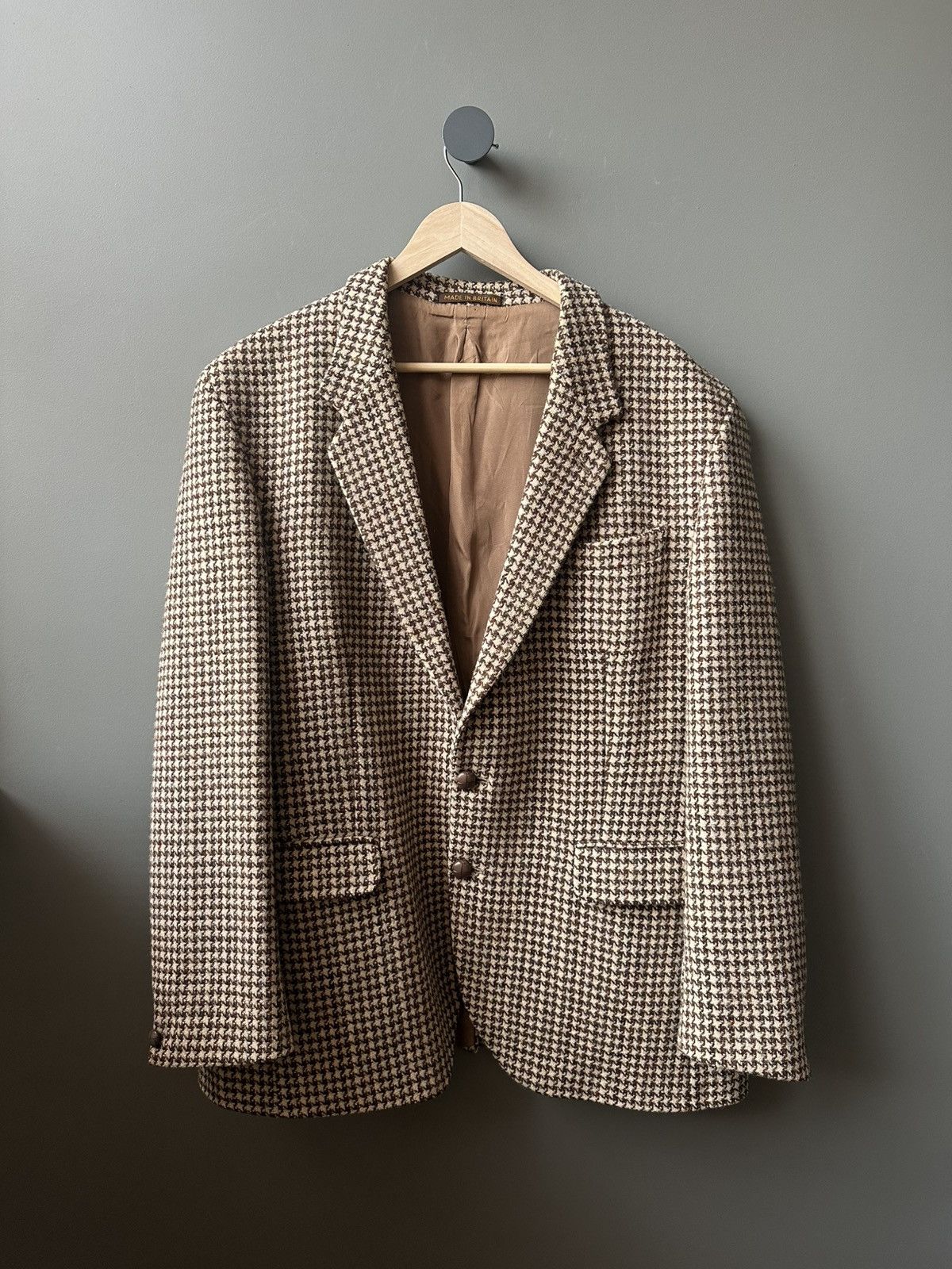 Harris Tweed Vintage Harris Tweed Wool Scotland Knit Blazer Size 54L - 1 Thumbnail