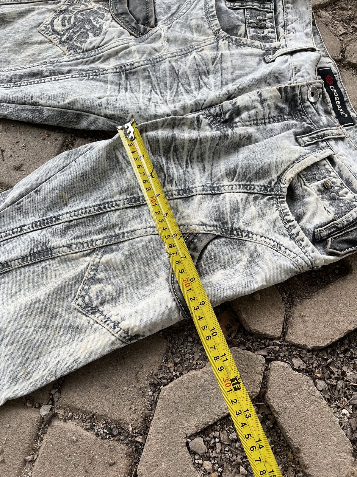 If Six Was Nine × Japanese Brand × Vintage Vintage Washed Studded Hysteric Inspired Denim Size US 31 - 10 Thumbnail