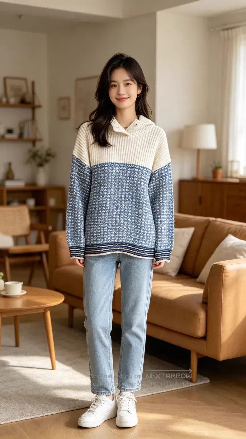 Fendi Fendi Color Block Wool Knit Sweater, 70% Wool + 30% Nylon, Size XXS / US 00 / IT 34 - 1 Thumbnail