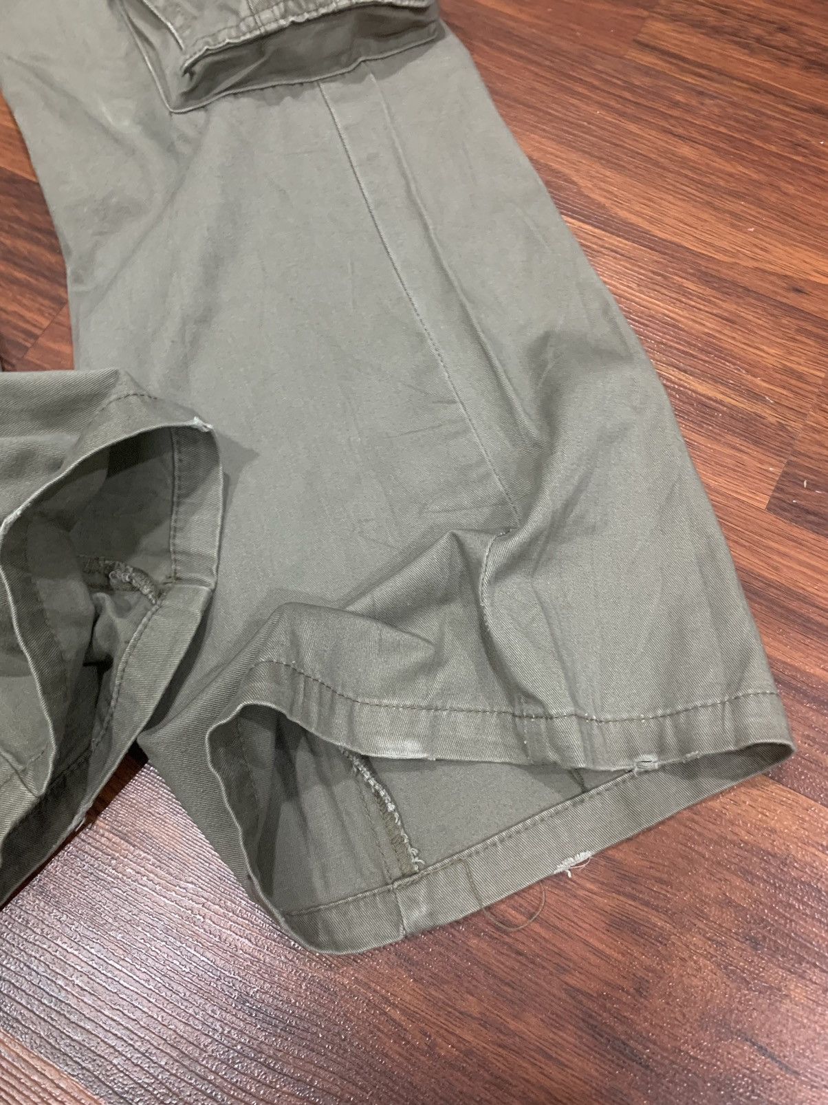 If Six Was Nine × Le Grande Bleu (L.G.B.) 💥 Flared 💥M. Deux Cargo Pants Size 30" / US 8 / IT 44 - 10 Thumbnail