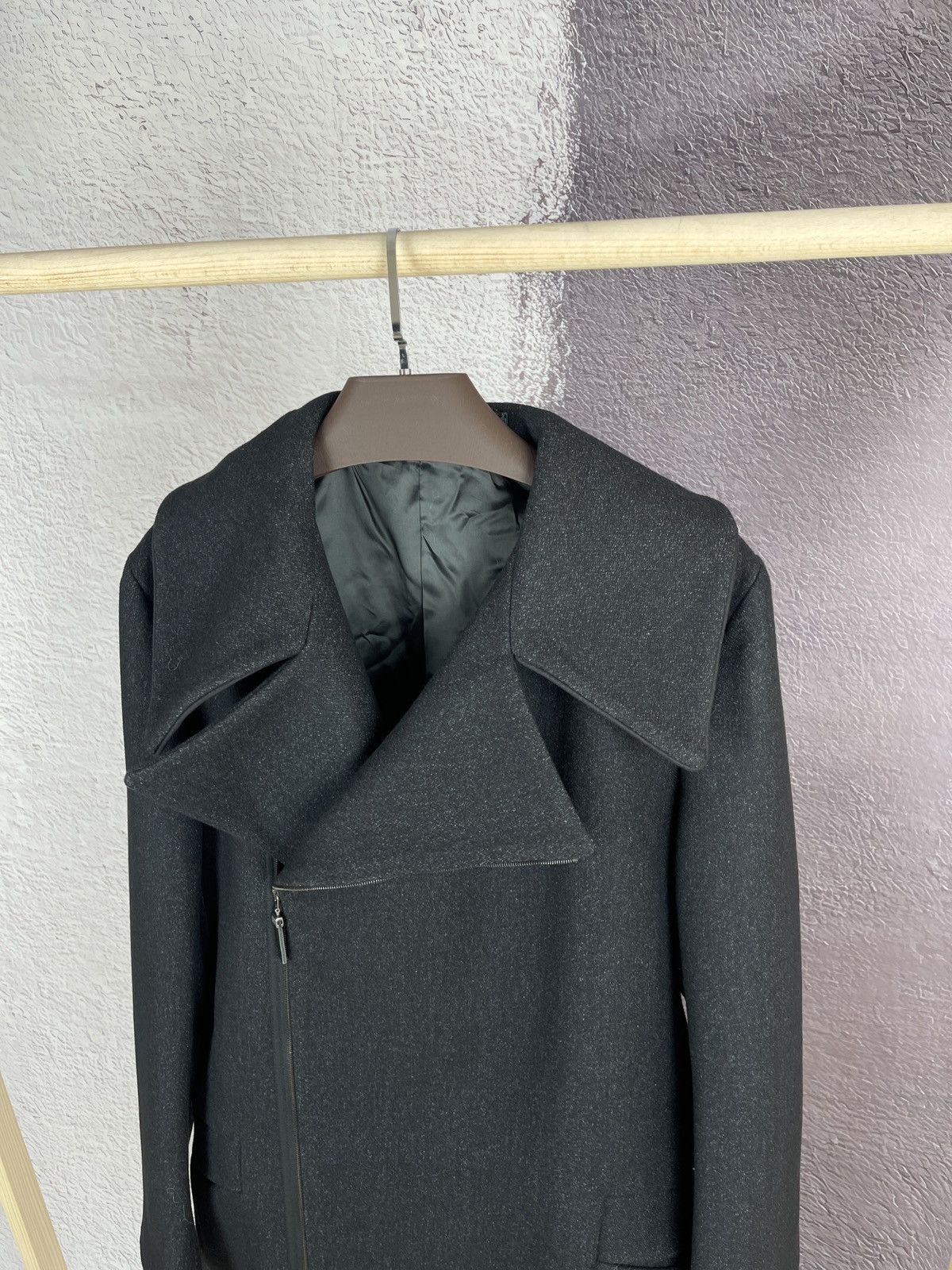 GF Ferre Gianfranco Ferre full zip grey wool suit coat GFF Size US M / EU 48-50 / 2 - 6 Thumbnail