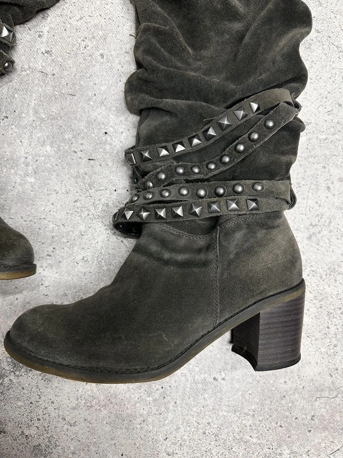 A.S.98 Real Leather Hight Heels Boots Avantgarde Y2K Size US 9 / IT 39 - 8 Thumbnail